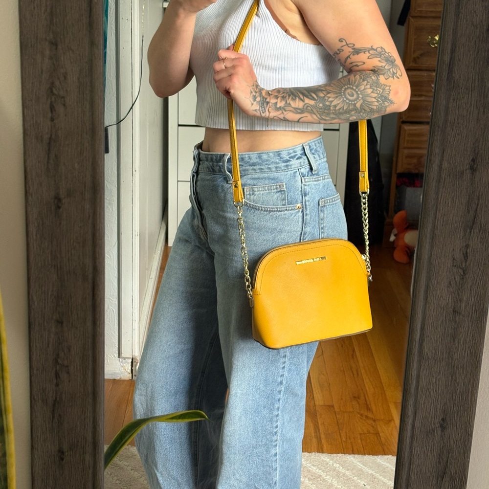 Steve Madden Yellow Crossbody Bag